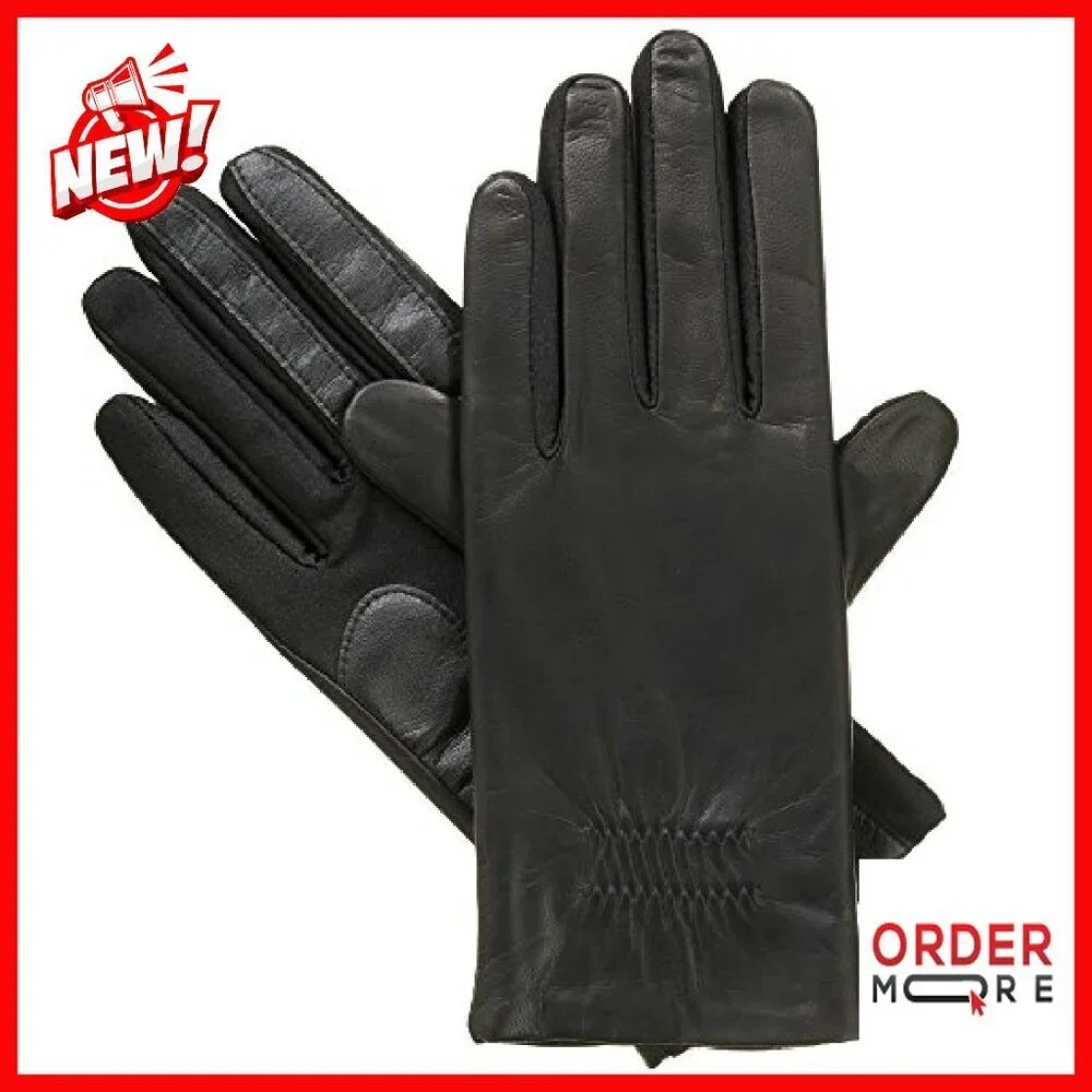 Touchscreen Gloves Genuine Leather Stretch Fit Cold Weather